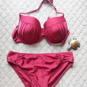 Sexy Burgundy Bikini